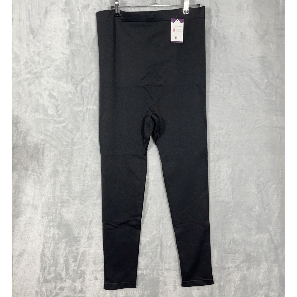 NWT Shapermint Empetua High-Waisted Shaping Leggings Smoothing Black 3XL